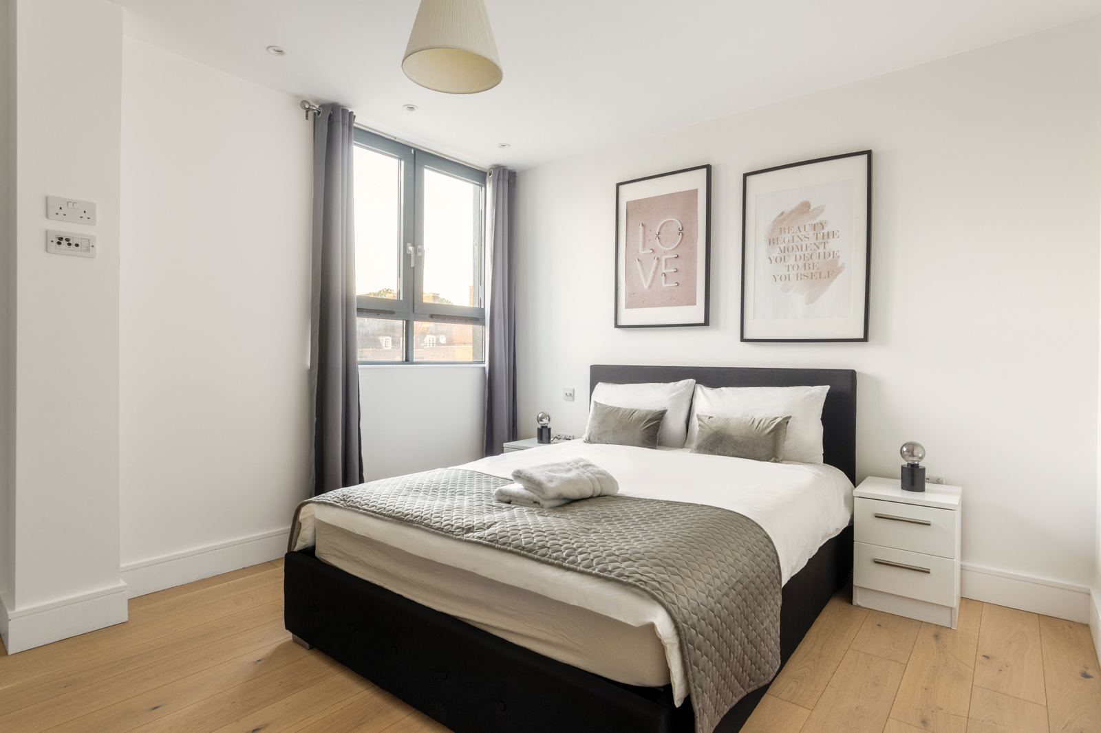 Main bedroom with king bed